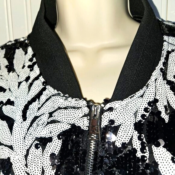 Geovanni Testi Sequin Bomber Jacket - Picture 2 of 9